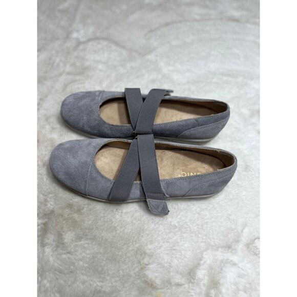 Vionic Shelby Mary Jane gray slip on flat shoe women size 9 - Picture 2 of 9